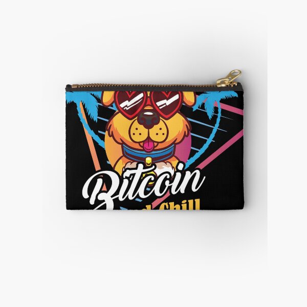 Item preview, Retro 90s Vintage Bitcoin Krypto Hund Bitcoin an Chill  designed and sold by Rzelemenz.