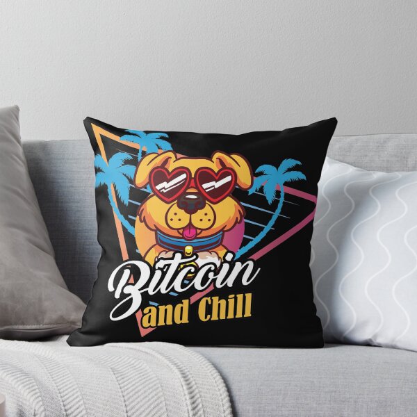 Item preview, Retro 90s Vintage Bitcoin Krypto Hund Bitcoin an Chill  designed and sold by Rzelemenz.