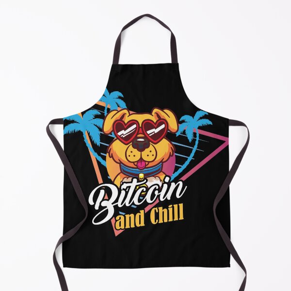 Item preview, Retro 90s Vintage Bitcoin Krypto Hund Bitcoin an Chill  designed and sold by Rzelemenz.