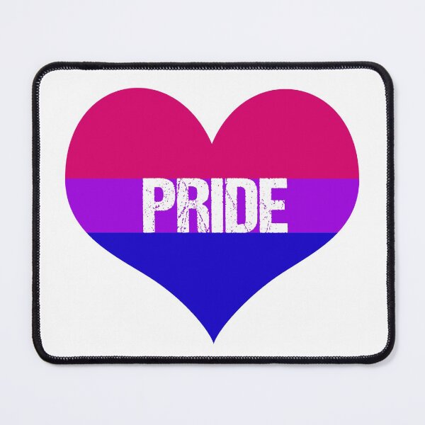 Item preview, Corazón de la bandera del orgullo bisexual designed and sold by Epic Love Designs.