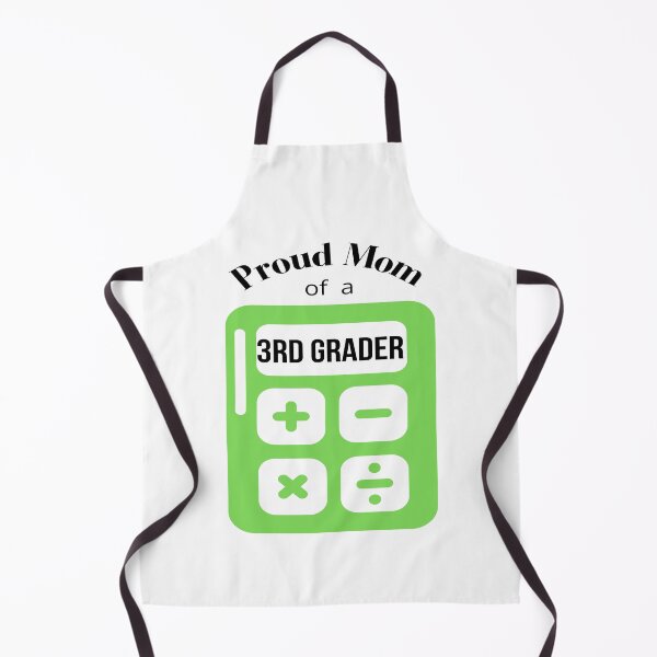 Item preview, proud mom of a 3rd grader, calculator graphic designed and sold by Jessi-Sketches.
