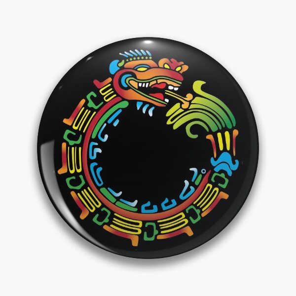 Item preview, Ouroboros Quetzalcoatl Feathered Serpent designed and sold by signsandsymbols.
