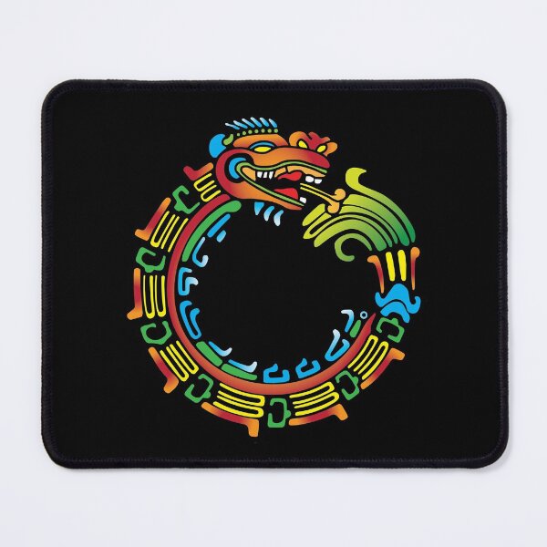 Item preview, Ouroboros Quetzalcoatl Feathered Serpent designed and sold by signsandsymbols.
