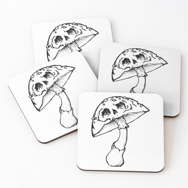 Item preview, mushroom skull designed and sold by somatosis.