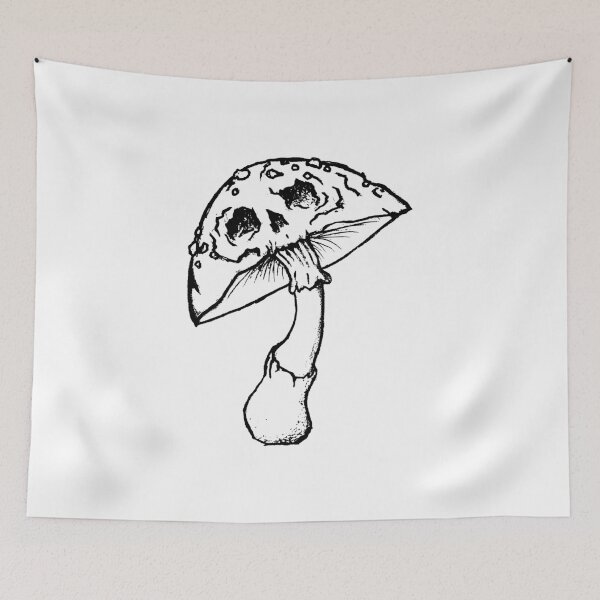 Item preview, mushroom skull designed and sold by somatosis.