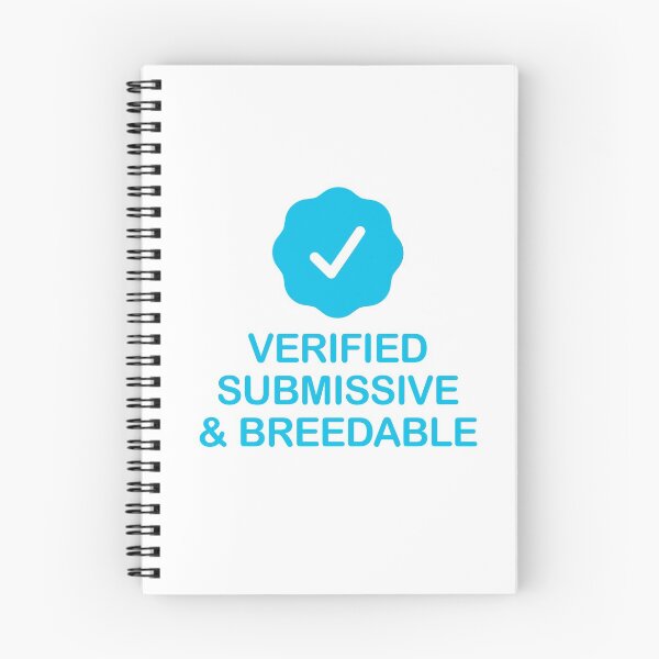 Item preview, Verified Submissive And Breedable with Blue Checkmark designed and sold by ClickForMore.