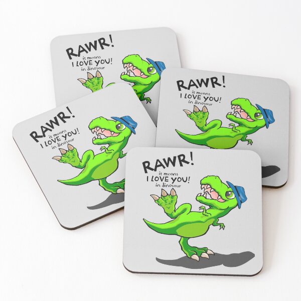 Item preview, RAWR it means I LOVE YOU in dinosaur _1 designed and sold by jc007.