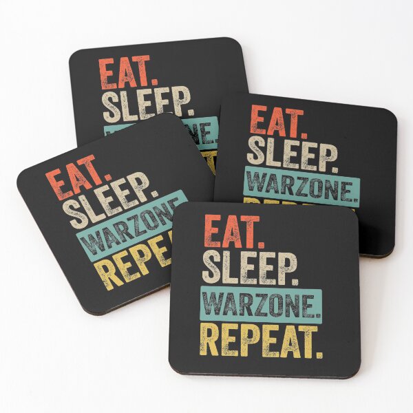Item preview, Eat sleep warzone repeat retro vintage designed and sold by HN-ART.
