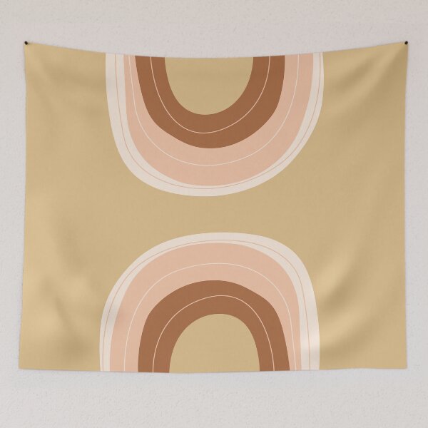 Item preview, Pink Beige Rainbows designed and sold by LBTOMA.