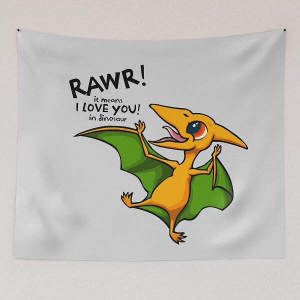 Item preview, RAWR it means I LOVE YOU in dinosaur _2 designed and sold by jc007.