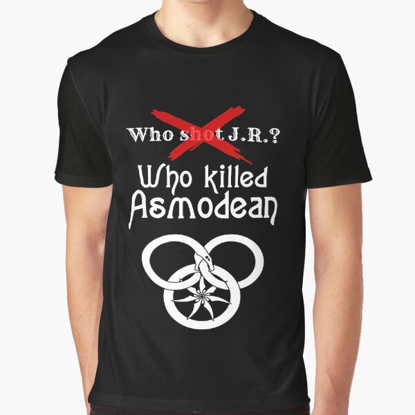 Artikel-Vorschau von Wer hat jr erschossen? naja. Wer hat Asmodean getötet?, designt und verkauft von Murderbunnytees.