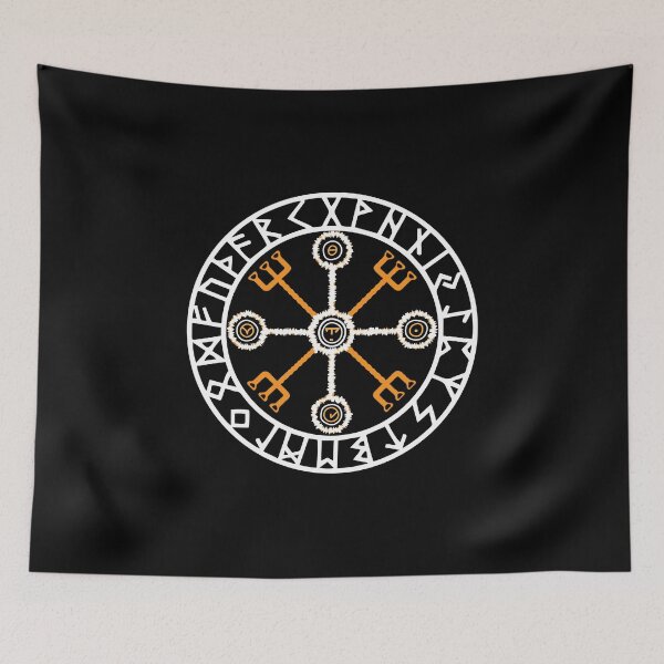 Item preview, Veidistafur Galdastafir: For Luck In Fishing designed and sold by signsandsymbols.