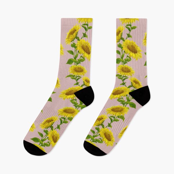 Item preview, Sunflower Repeat Design Pale Pink designed and sold by PixelWoosh.