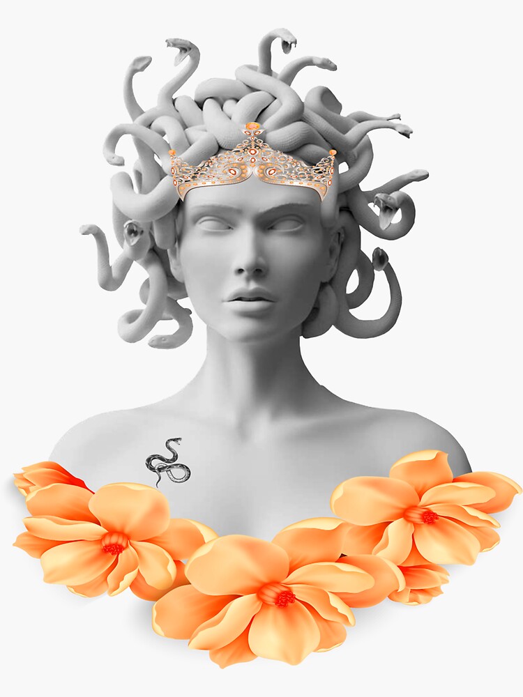 Medusa Gorgon Goddess Sticker