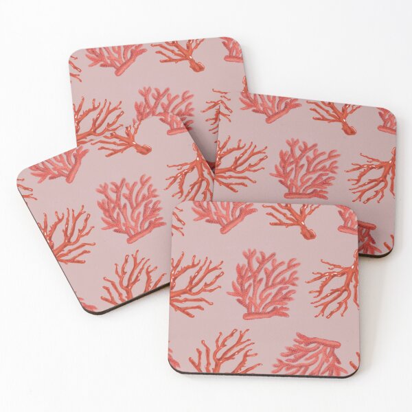 Item preview, Coral Pattern with Red & Mauve designed and sold by christinagliha.