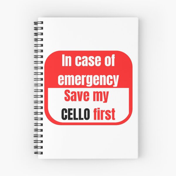 Item preview, In Case of Emergency, Save my Cello First designed and sold by choceclairs.
