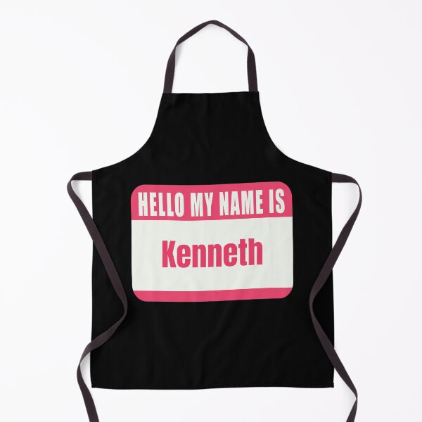 Item preview, Hello My Name is Kenneth Name Tag designed and sold by Cafecreative.