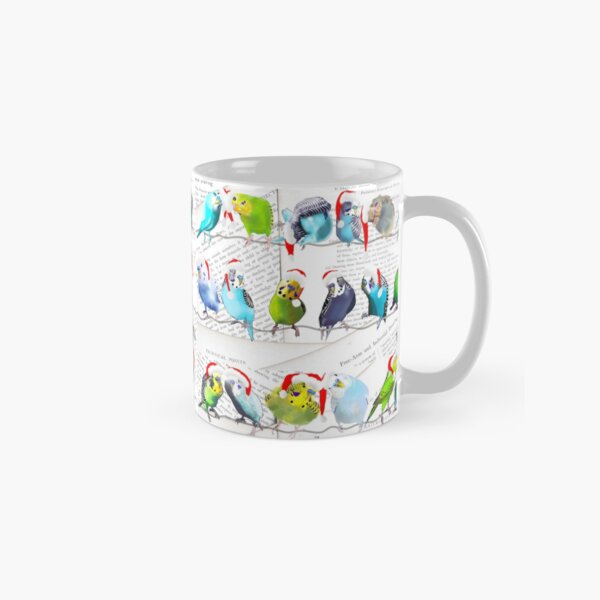 Budgie flock @ Christmas Classic Mug
