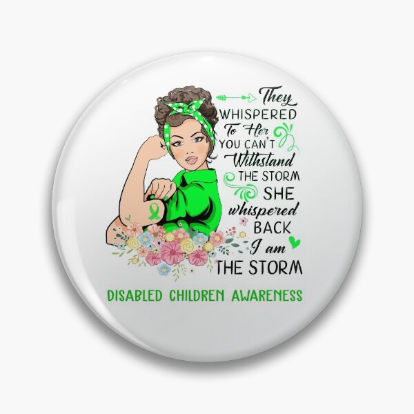 Item preview, I AM THE STORM DISABLED CHILDREN AWARENESS designed and sold by Brad-FI.