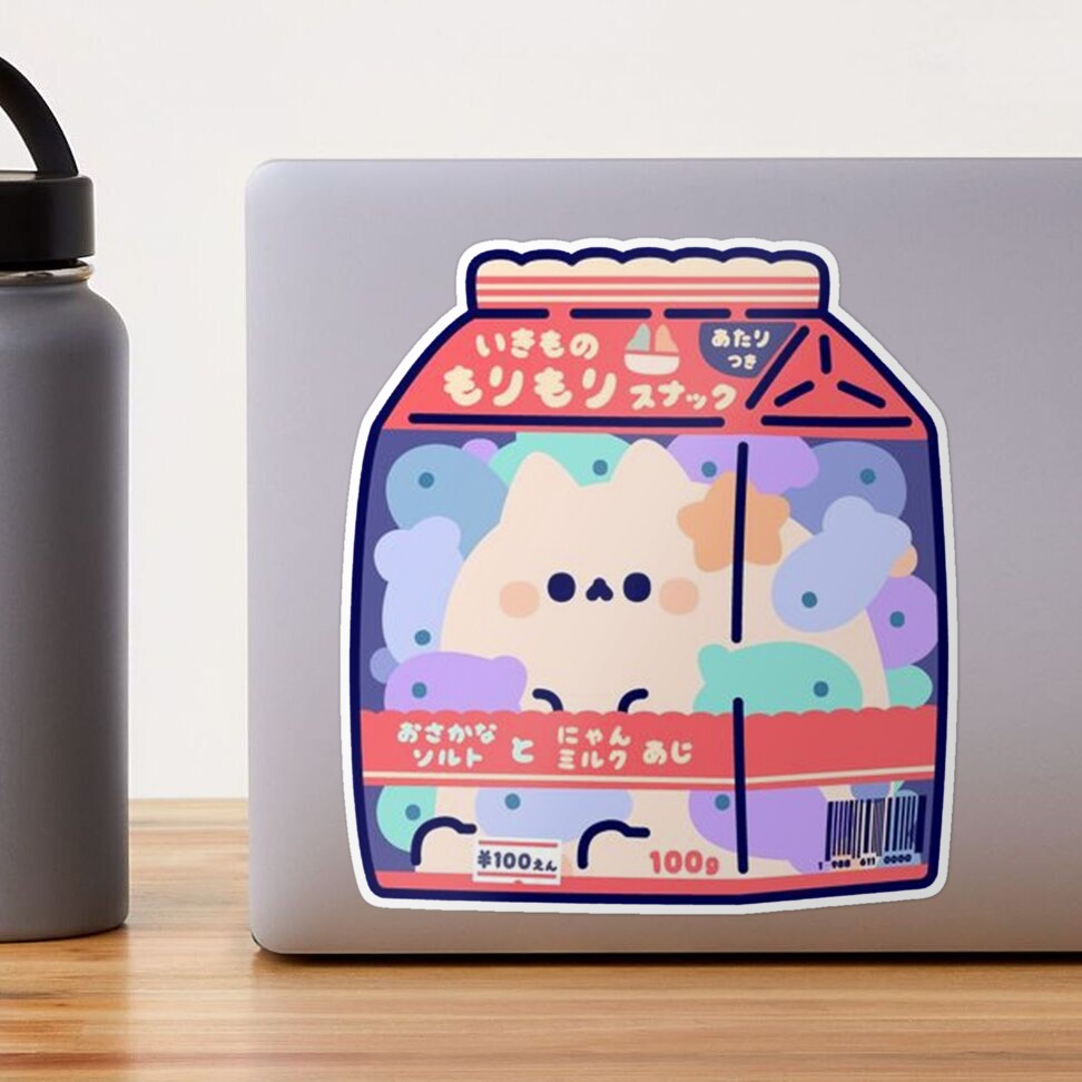 Pink Bunny & Bear Square Water Bottle CartonBox