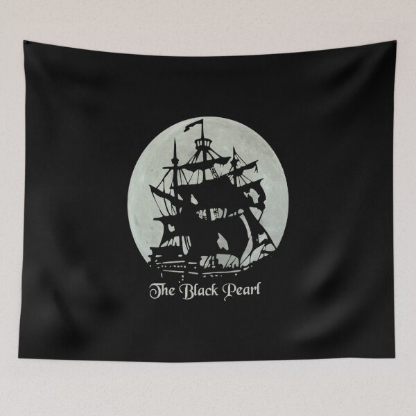 Item preview, Pirates Of The Caribbean T-ShirtThe Black Pearl By Moonlight T-Shirt_by Black Pearl Mercantile_ designed and sold by shoplieu.