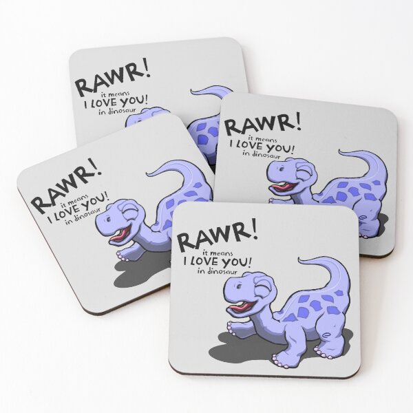 Item preview, RAWR it means I LOVE YOU in dinosaur _4 designed and sold by jc007.