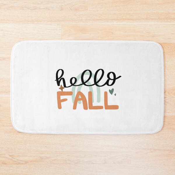 Item preview, handlettering hello fall boho rainbow designed and sold by emmaleighhowie.