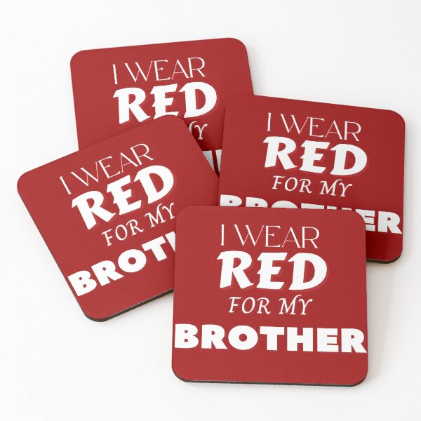 Item preview, I Wear Red For My Brother designed and sold by Anuragwk.