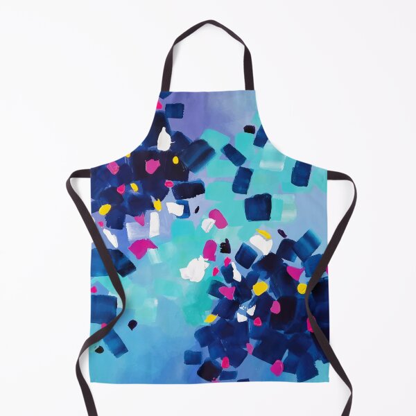 Item preview, Modern Teal and Blue Abstract Painting designed and sold by Ana Moguš.
