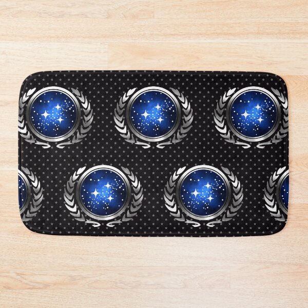 Item preview, Space Fed Planets Emblem with Stars Repeating Pattern designed and sold by orionlodubyal.