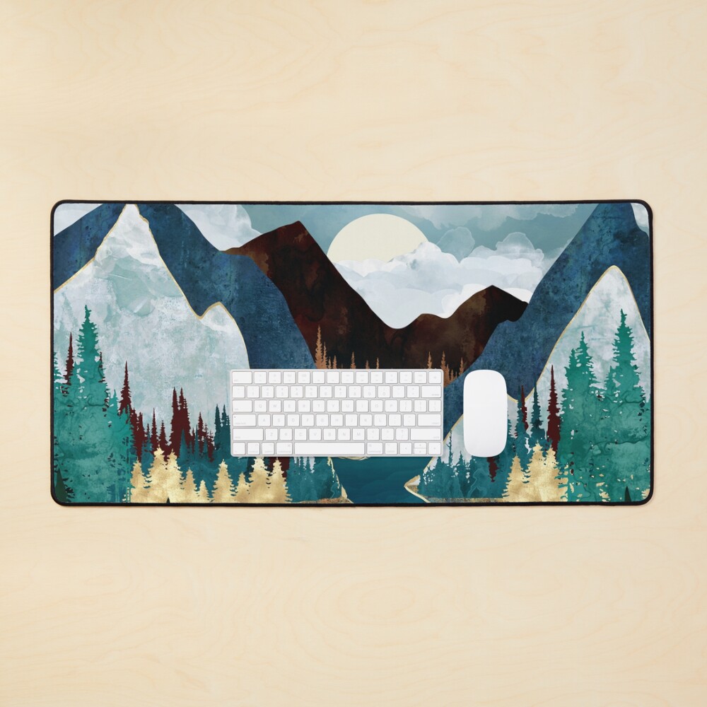 Vista previa del artículo con la obra «Alfombrilla de escritorio», diseñado y vendido por spacefrogdesign.