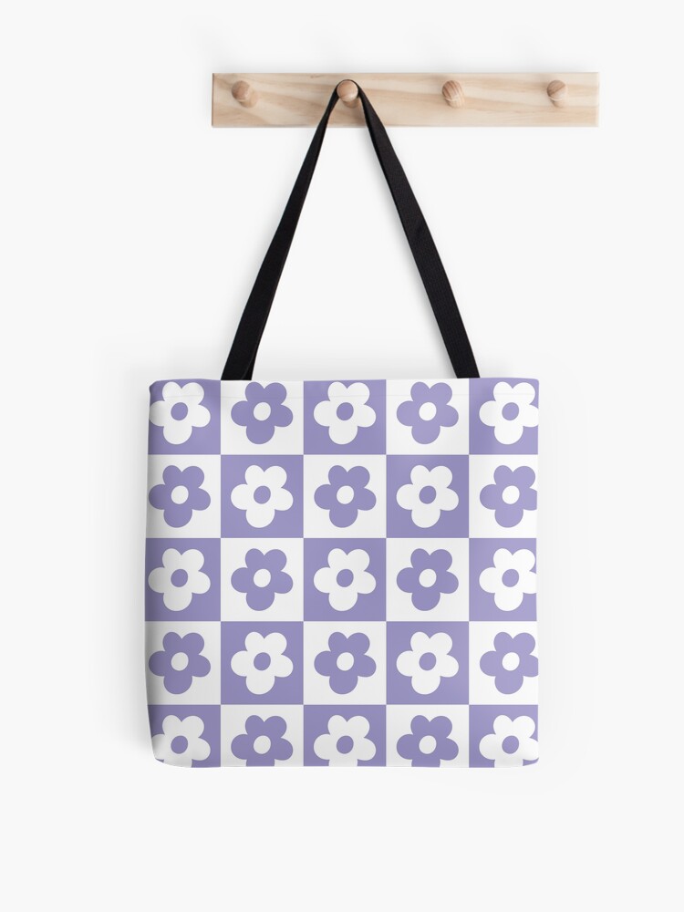 Purple and Yellow Checkered Tote Bag – Made Au Gold