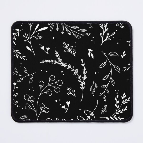 Item preview, White floral pattern, white botanical print, white floral art designed and sold by Sofoxy.