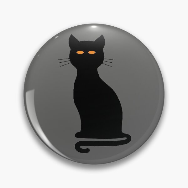 Item preview, BLACK CAT WITH BRIGHT ORANGE EYES designed and sold by collingalanos80.