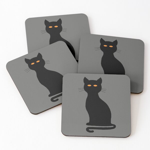 Item preview, BLACK CAT WITH BRIGHT ORANGE EYES designed and sold by collingalanos80.
