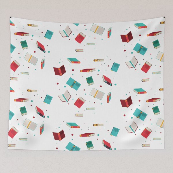 Item preview, Colorful Floating Books designed and sold by DonneeCreations.