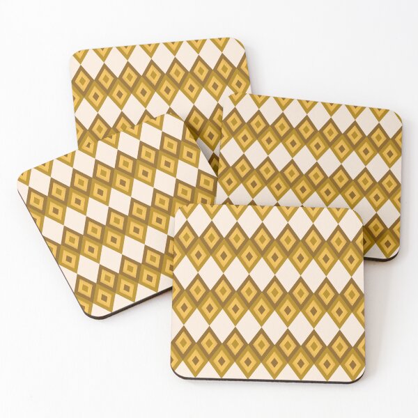 Aperçu de l'œuvre motif de répétition géométrique de diamant | conception de surfaces créée et vendue par Jasmine Blooms Designs.