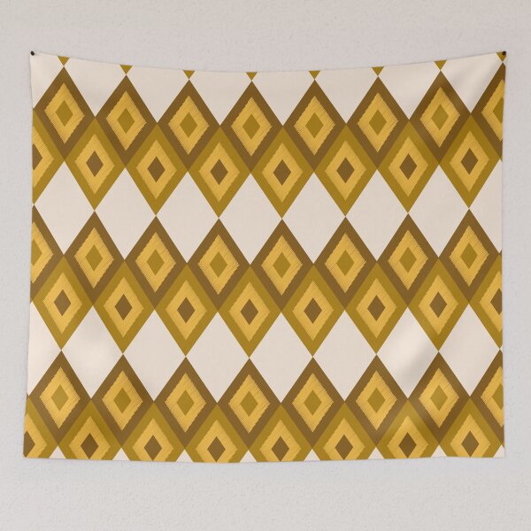 Aperçu de l'œuvre motif de répétition géométrique de diamant | conception de surfaces créée et vendue par Jasmine Blooms Designs.