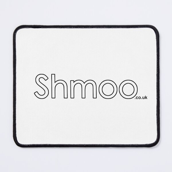 Shmoo Logo Hollow Black Outline Mouse Pad
