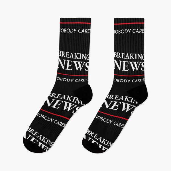 Item preview, Breaking News Nobody No One I Don't Who Care Cares designed and sold by MOP-tees.