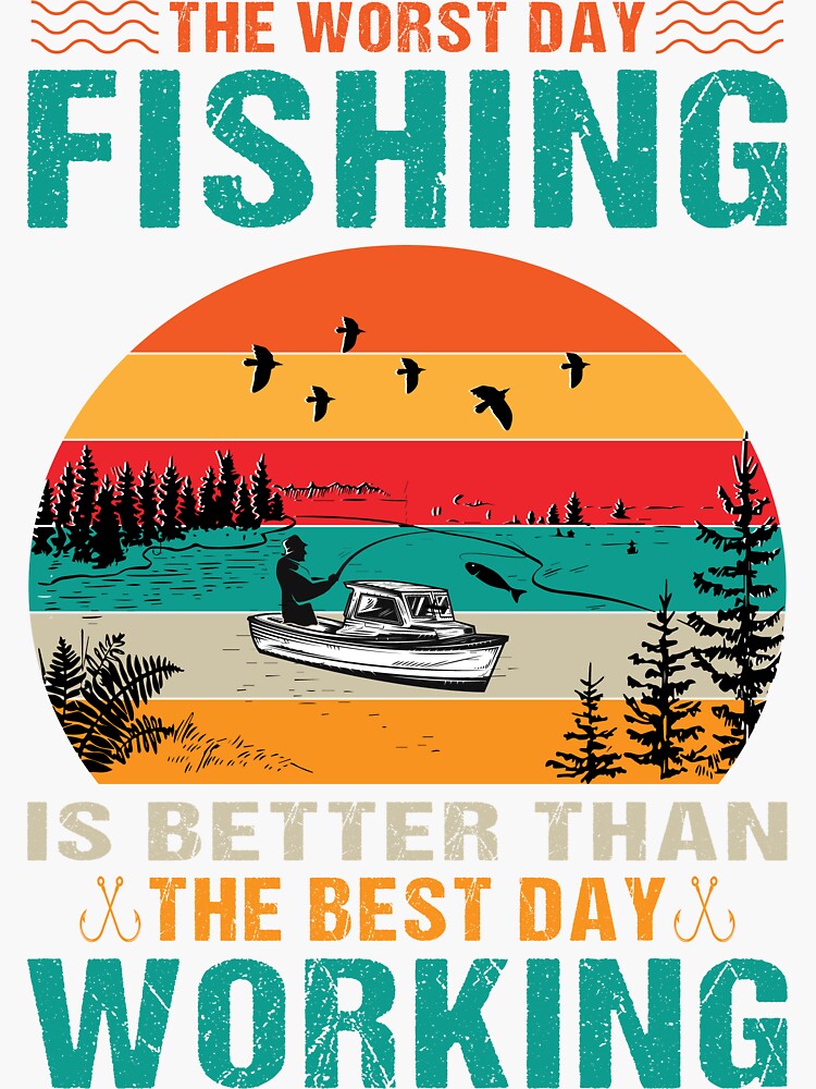 Fishing Is Like Sex Sticker