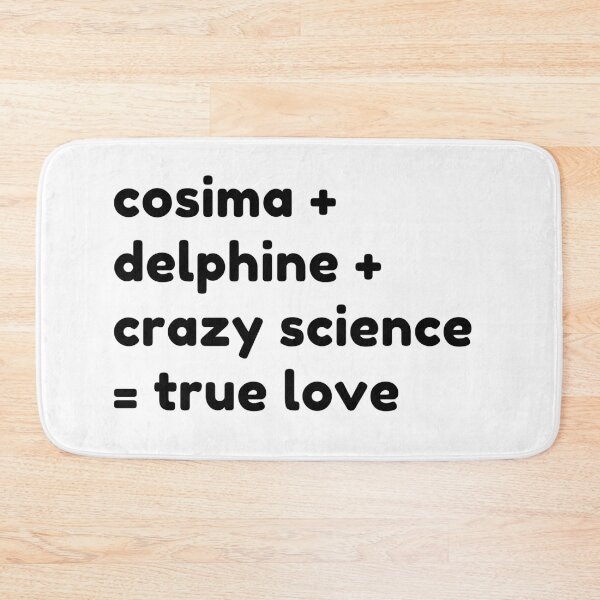 Item preview, Orphan Black: Cosima + Delphine + Crazy Science = True Love (Black) designed and sold by OutofFocusShop.