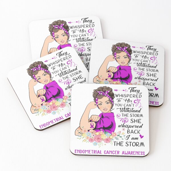 Item preview, I AM THE STORM ENDOMETRIAL CANCER AWARENESS designed and sold by Brad-FI.