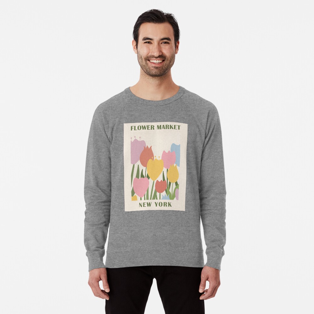 New York Market Long Sleeve T-Shirt