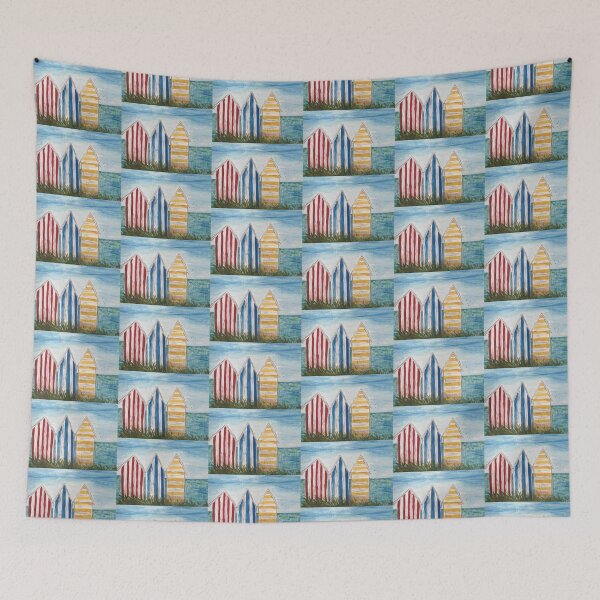 Item preview, Beach Huts designed and sold by Michelle  Marano.