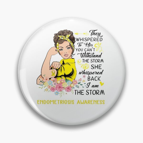 Item preview, I AM THE STORM ENDOMETRIOSIS AWARENESS designed and sold by Brad-FI.