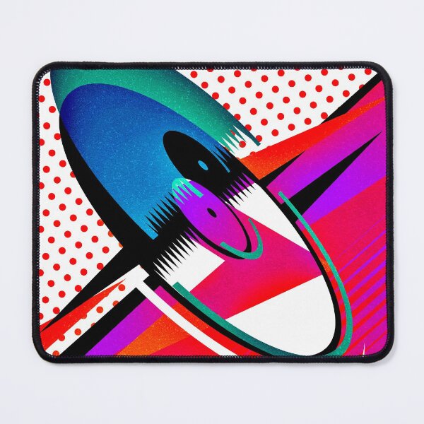Item preview, Eighties Retro Vinyl Rock Album Pop Art with Polka Dots designed and sold by infinitetango.