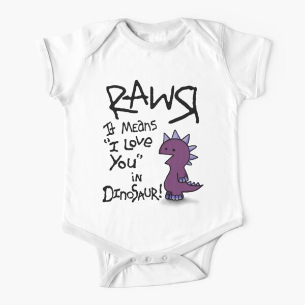 Rawr Short Sleeve Baby One-Piece