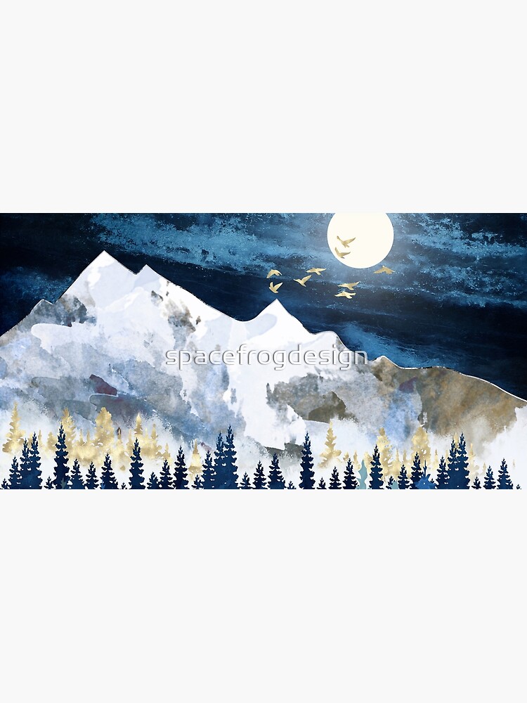 Moonlit Snow by spacefrogdesign