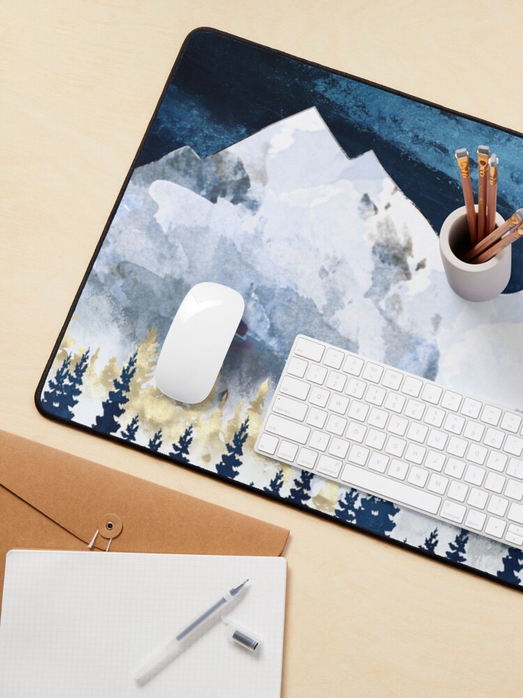 Alternate view of Moonlit Snow Mouse Pad